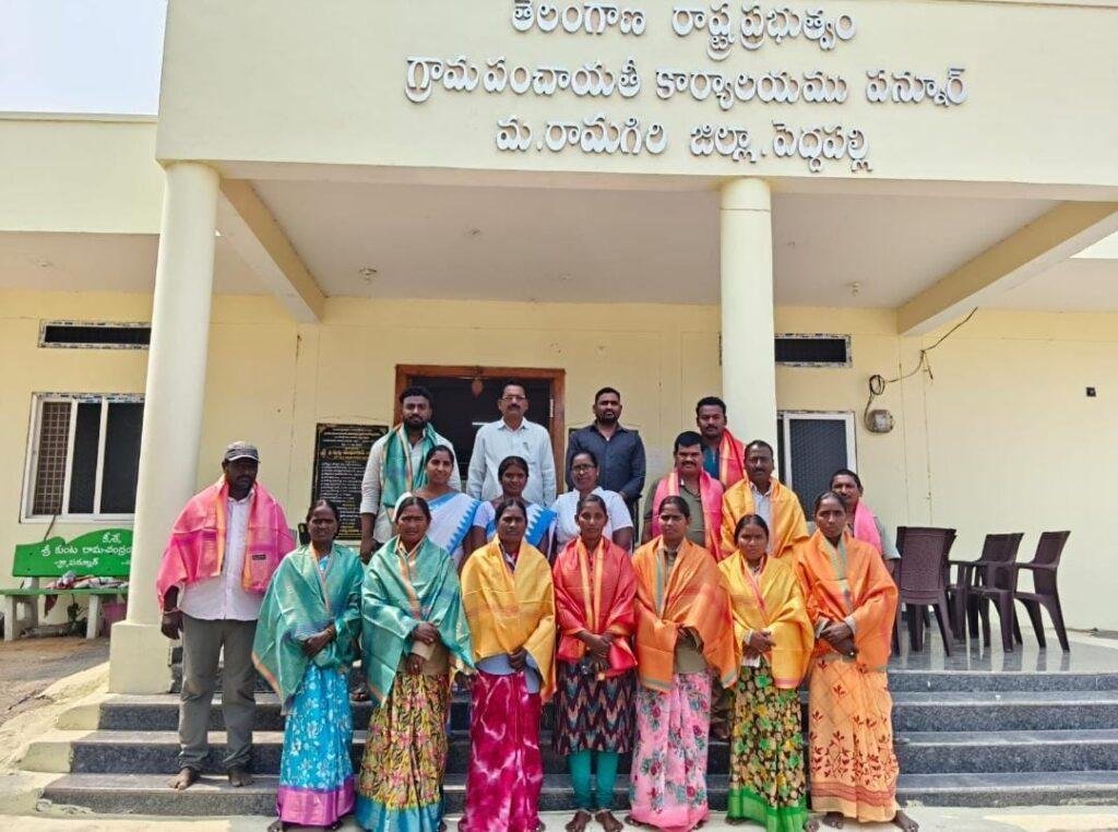 గ్రామపంచాయతీ సిబ్బందికి సన్మాన కార్యక్రమం, మెడికల్ టెస్టులు