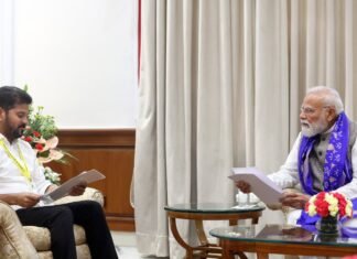 పీఎం మోదీ తో భేటీ అయిన సీఎం రేవంత్ రెడ్డి