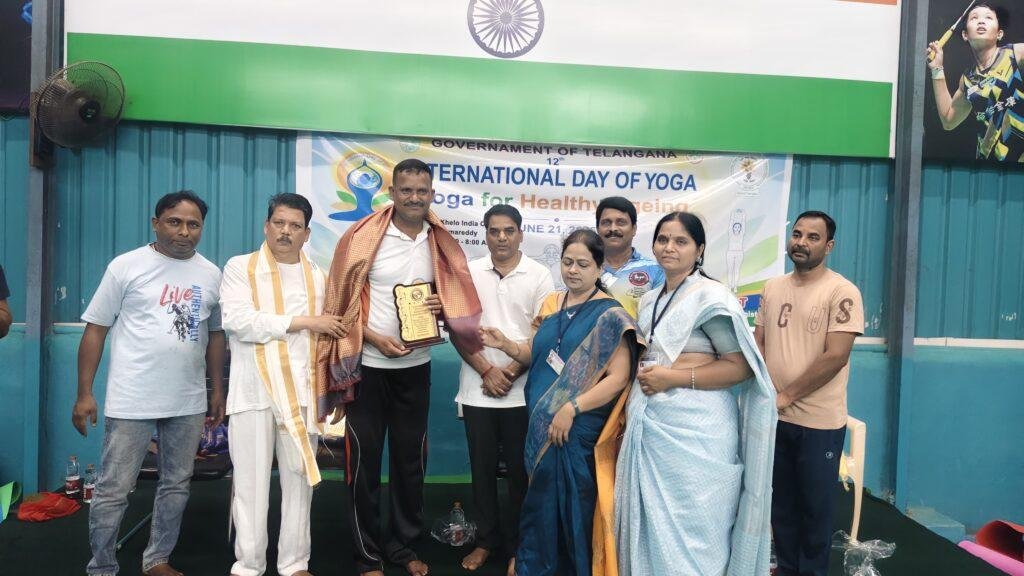 కామారెడ్డిలో ఘనంగా 12వ అంతర్జాతీయ యోగా దినోత్సవ వేడుకలు
