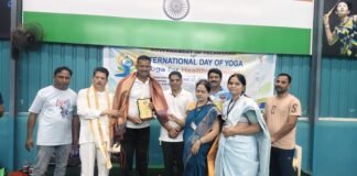 కామారెడ్డిలో ఘనంగా 12వ అంతర్జాతీయ యోగా దినోత్సవ వేడుకలు