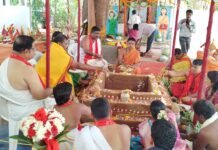ఎల్బీ స్టేడియంలోని కనకదుర్గ ఆలయంలో నూతన మూలవిరాట్ పునఃప్రతిష్ఠా మహోత్సవం ప్రారంభం