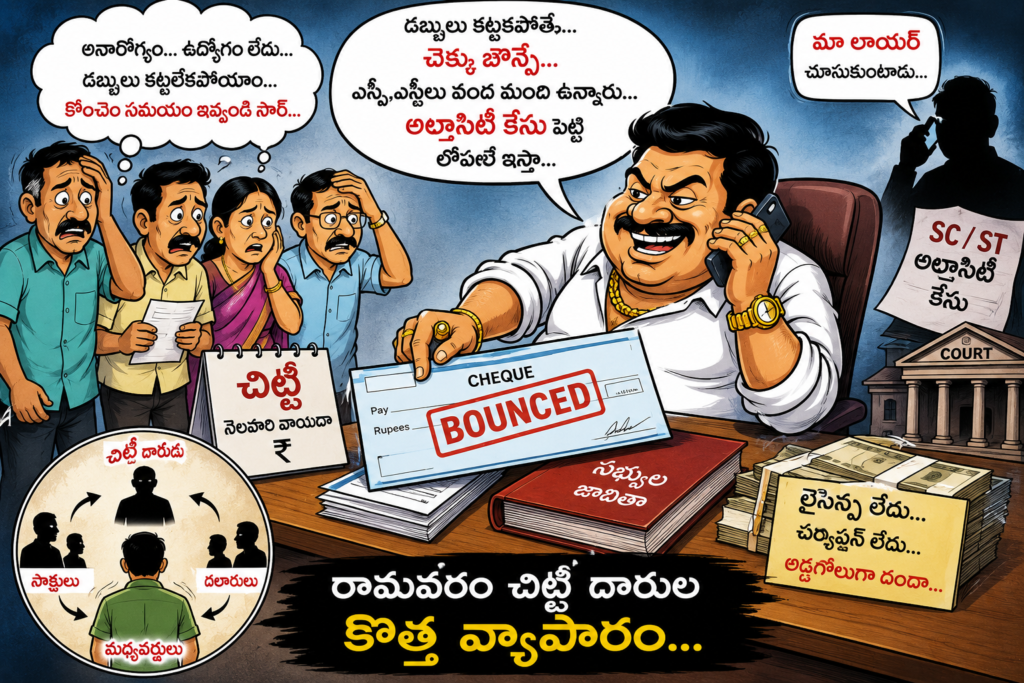 చిట్టీల కొత్త దందా..!